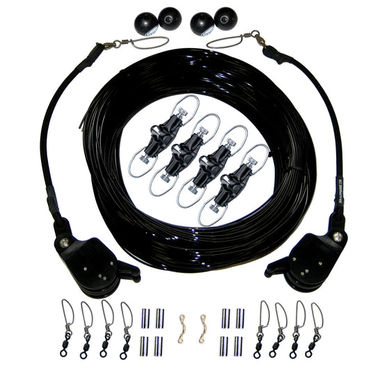 Rupp Double Rigging Kit with Lok-Ups & Nok-Outs - 260ft Black Mono | SendIt Sailing