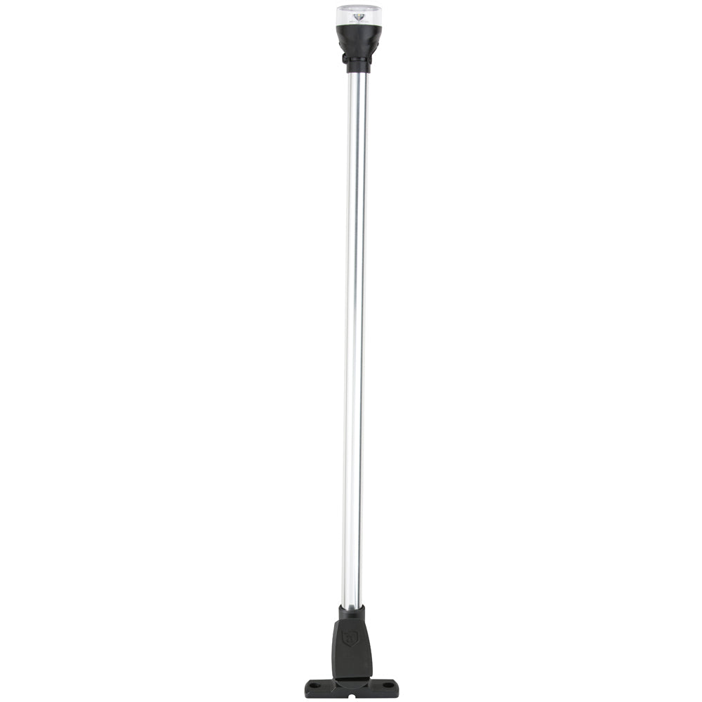 Attwood LightArmor Fold Down 12in All Around Light 2nm with Cam-Lock Base | SendIt Sailing