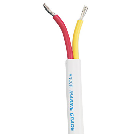 Ancor Safety Duplex Cable - 8/2 AWG - Red/Yellow - Flat - 50ft | SendIt Sailing