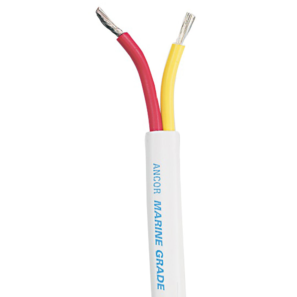 Ancor Safety Duplex Cable - 8/2 AWG - Red/Yellow - Flat - 100ft | SendIt Sailing