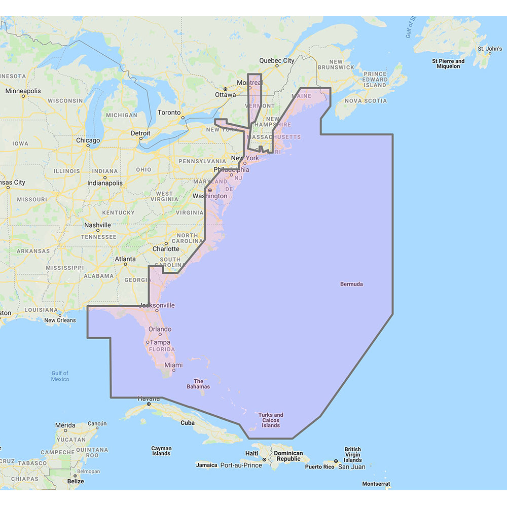 Furuno U.S. East Coast, Bahamas and Bermuda - Vector Charts and Standard Resolution Satellite Photos for Bahamas - Unlock Code | SendIt Sailing