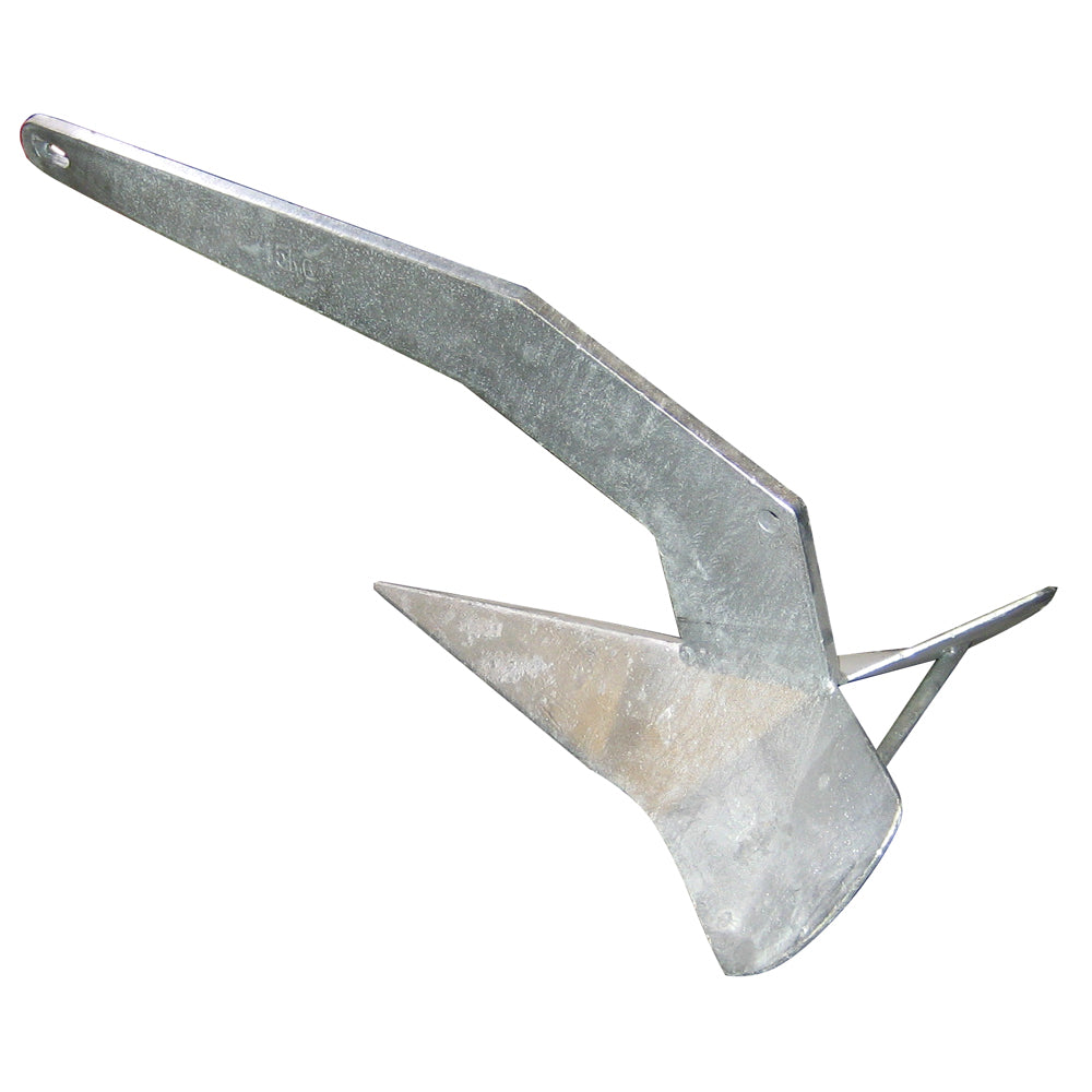 Quick Galvanized Delta Type Anchor - 22lb for 26ft-36ft Boats | SendIt Sailing