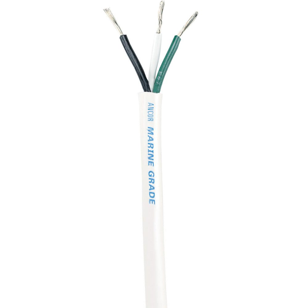 Ancor White Triplex Cable - 12/3 AWG - Round - 250ft | SendIt Sailing