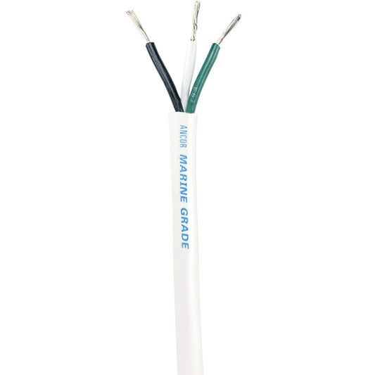 Ancor White Triplex Cable - 12/3 AWG - Round - 250ft | SendIt Sailing