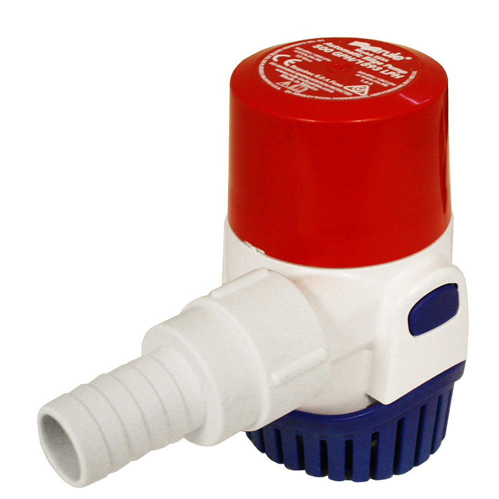 Rule 500GPH Electronic Sensing Bilge Pump - 12V | SendIt Sailing