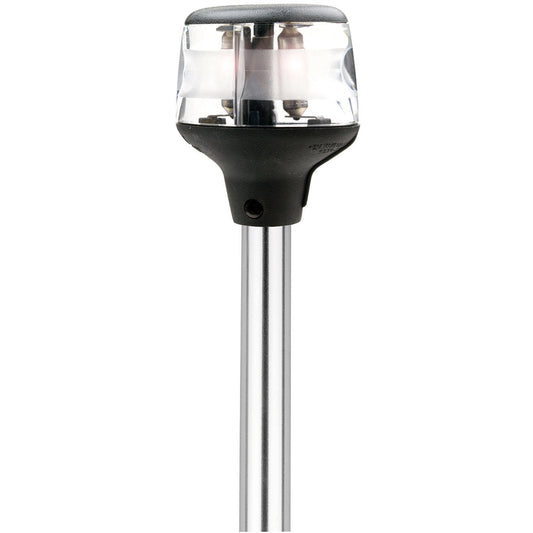 Attwood Fold-Down Incandescent Anchor/Masthead Light - 20in Horizontal Composite Base - 12V | SendIt Sailing