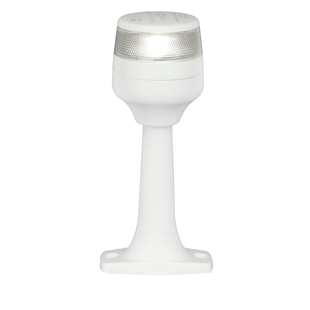 Hella Marine NaviLED 360 Compact All Round Lamp - 2nm - 8in Fixed Mount - White | SendIt Sailing