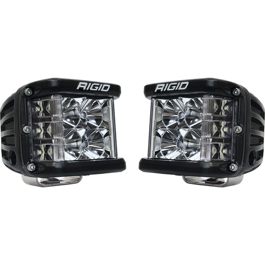 RIGID Industries D-SS Series PRO Flood LED Surface Mount - Pair - Black | SendIt Sailing