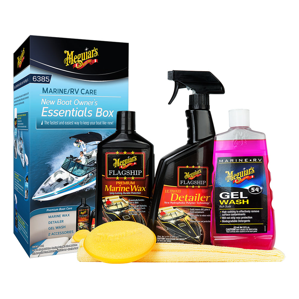 Meguiars New Boat Owners Essentials Kit | SendIt Sailing