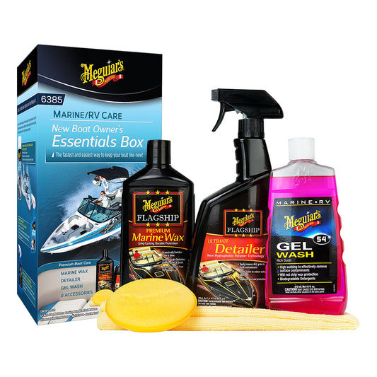 Meguiars New Boat Owners Essentials Kit | SendIt Sailing
