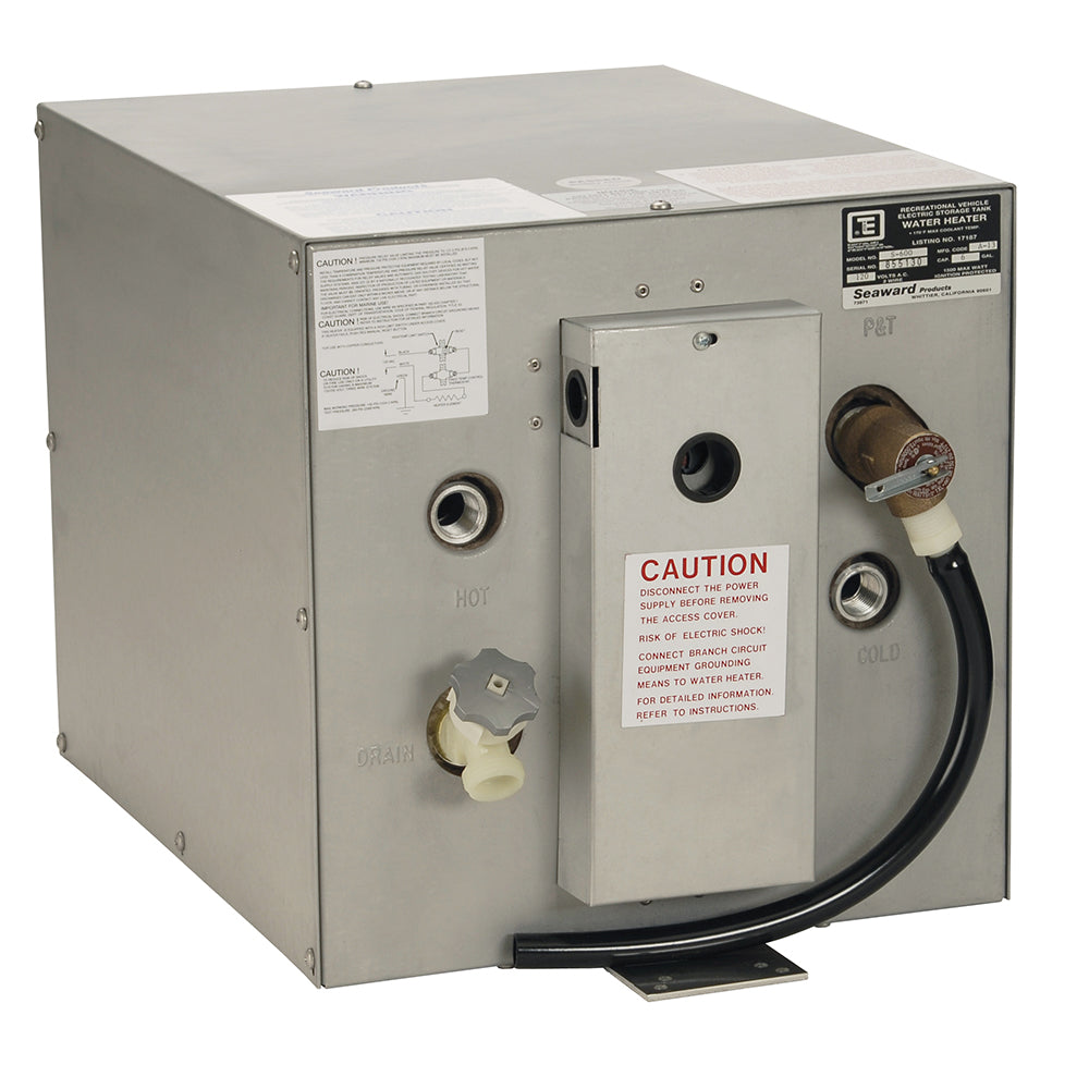 Whale Seaward 6 Gallon Hot Water Heater - Stainless Steel - 120V - 1500W | SendIt Sailing