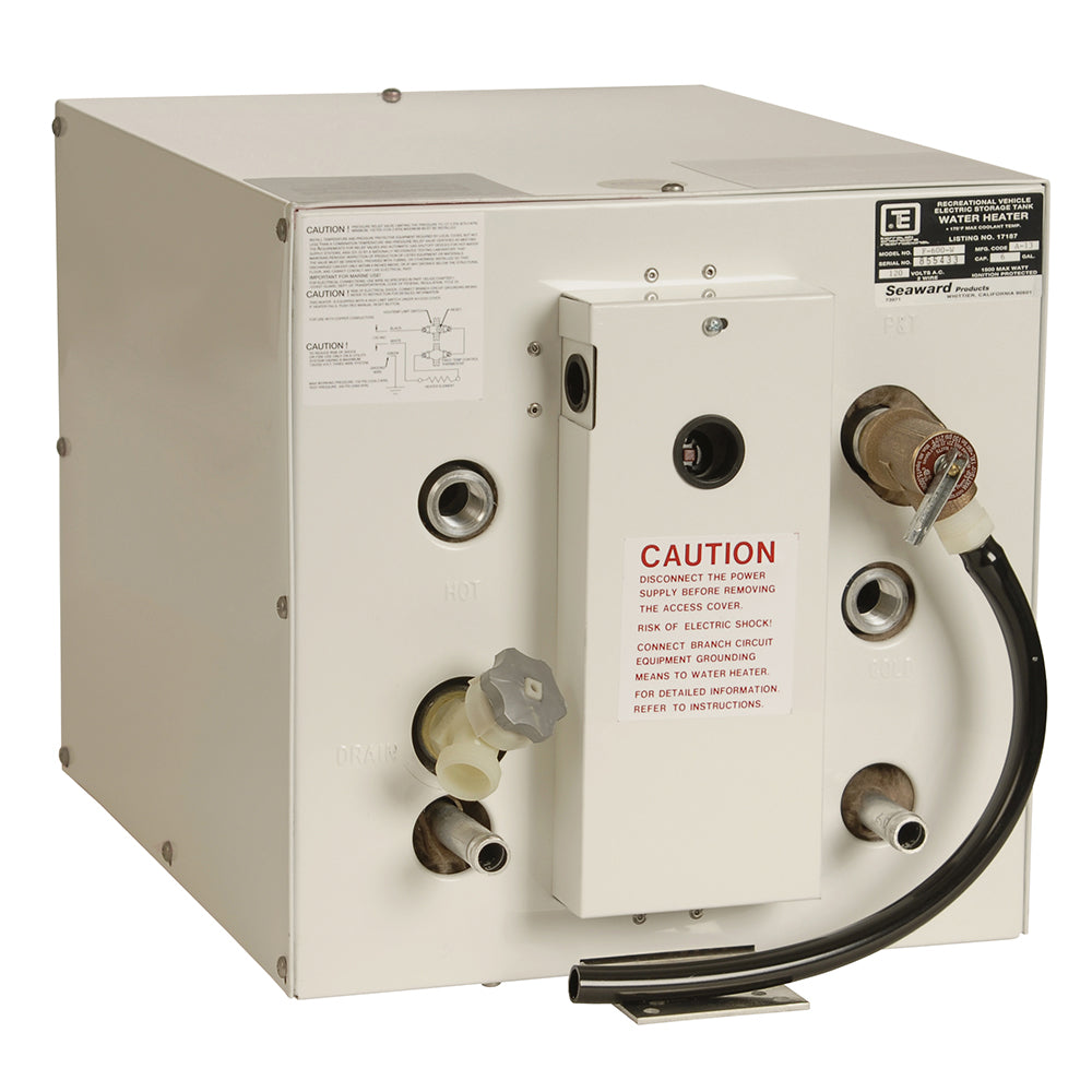 Whale Seaward 6 Gallon Hot Water Heater with Front Heat Exchanger - White Epoxy - 240V - 1500W | SendIt Sailing