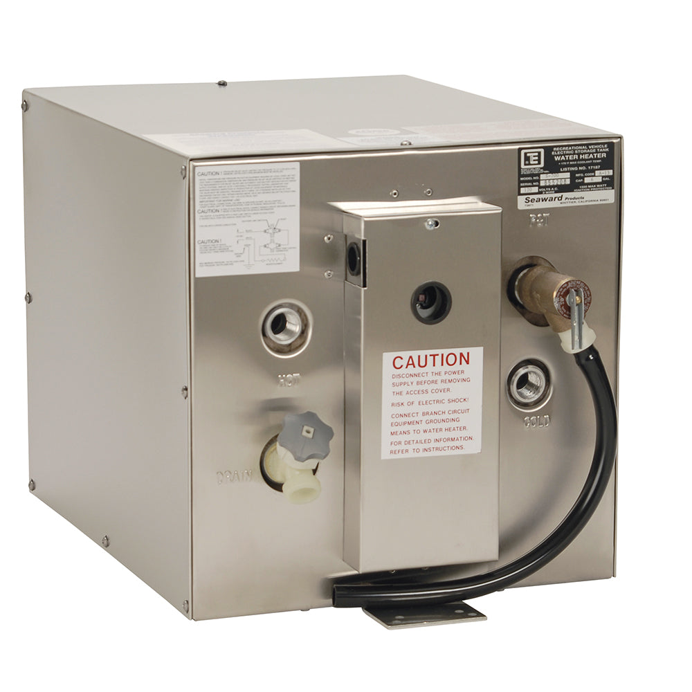 Whale Seaward 11 Gallon Hot Water Heater - Stainless Steel - 120V - 1500W | SendIt Sailing