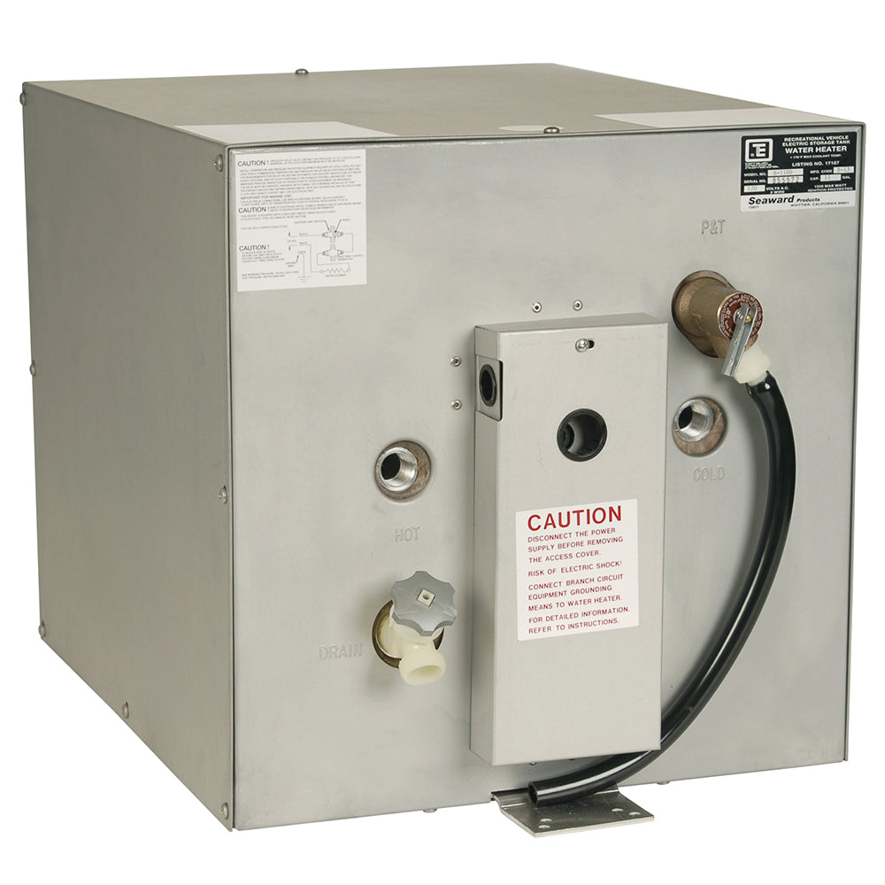 Whale Seaward 11 Gallon Hot Water Heater with Rear Heat Exchanger - Galvanized Steel - 240V - 1500W | SendIt Sailing