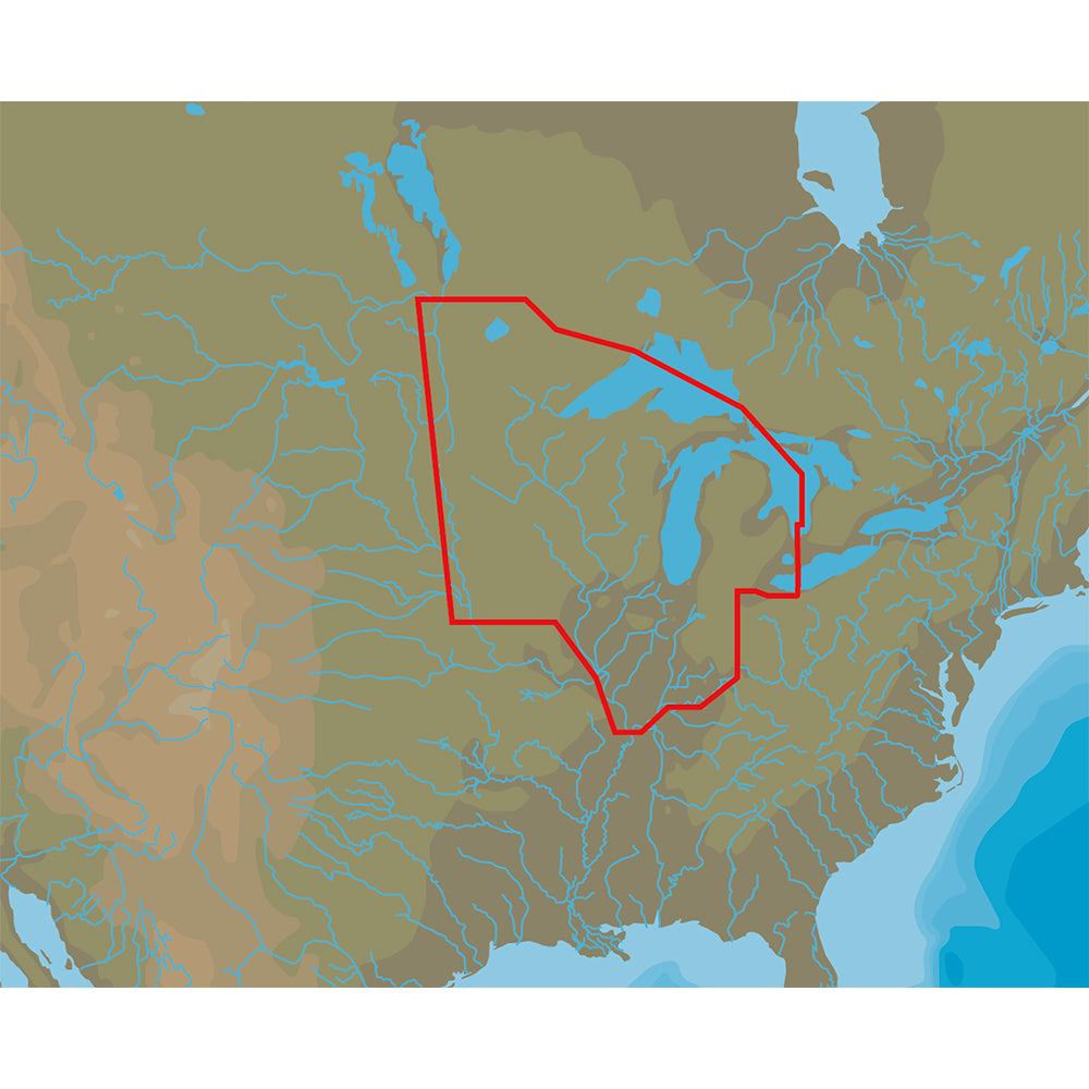 C-MAP 4D Lakes NA-D072 North Central | SendIt Sailing