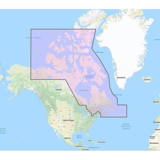 Furuno Canada North and East - Vector Charts, 3D Data and Standard Resolution Satellite Photos - Unlock Code | SendIt Sailing