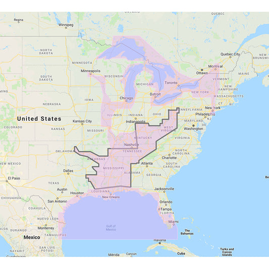 Furuno Gulf of Mexico, Great Lakes and Rivers - Vector Chart and Standard Resolution Satellite Photos for Part of the Great Lakes - Unlock Code | SendIt Sailing