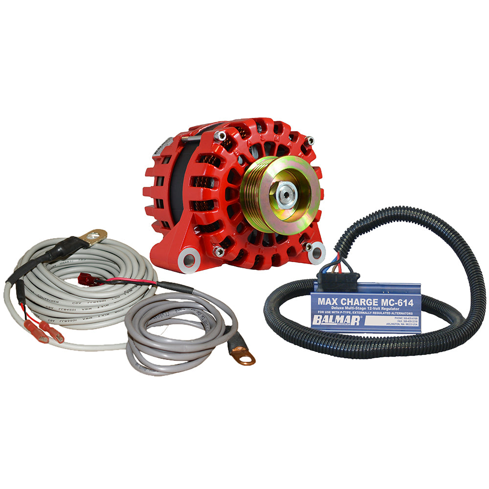 Balmar Alternator Vortec K6 Serpentine Pulley Regulator Temp Sensor - 170A - 12V | SendIt Sailing
