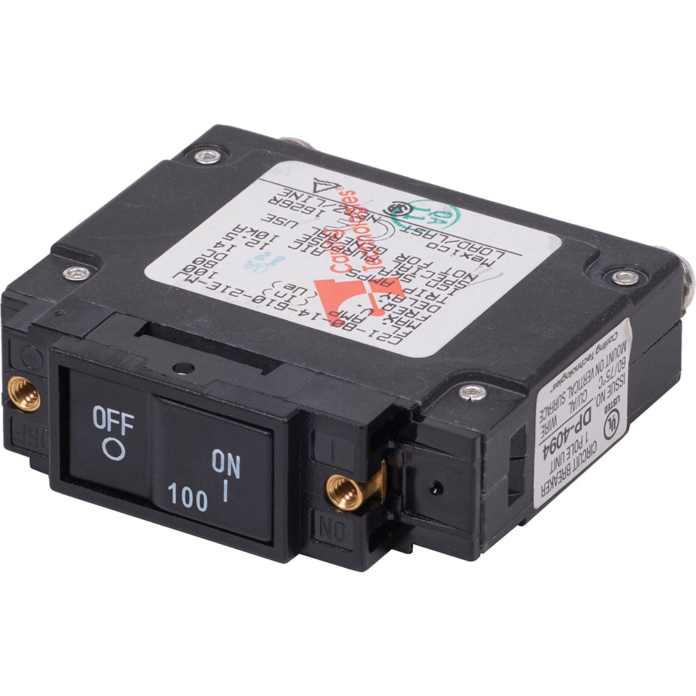 Blue Sea 7446 UL-489 Circuit Breaker - 100A Flat Rocker | SendIt Sailing