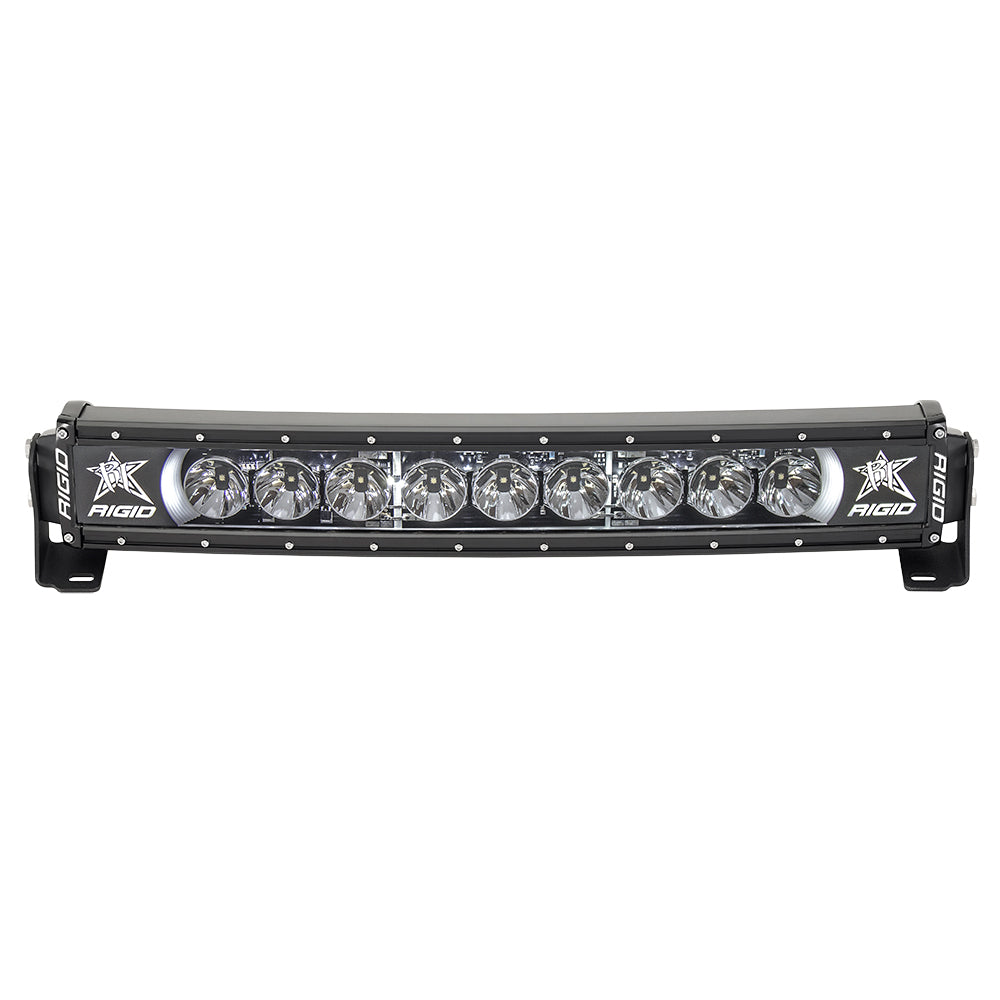 RIGID Industries Radiance+ 20in Curved White Backlight Black Housing | SendIt Sailing