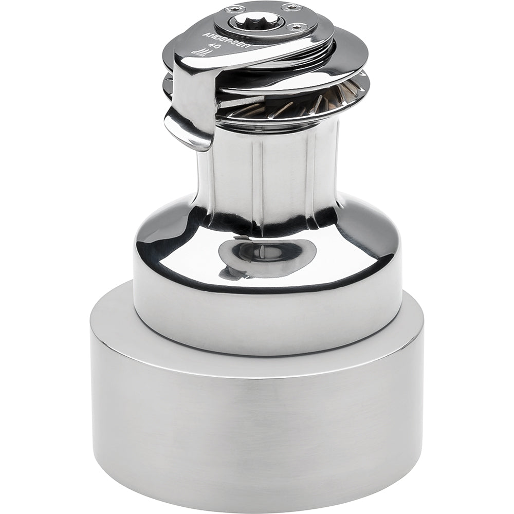 ANDERSEN 40ST Compact Above Deck Electric FS Winch Variable Speed - 24V | SendIt Sailing