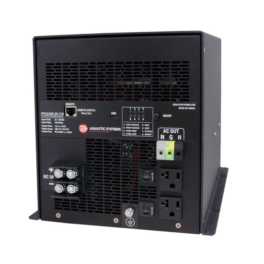 Analytic Systems AC Intelligent Pure Sine Wave Inverter, 2400W, 20-40V In, 110V Out | SendIt Sailing