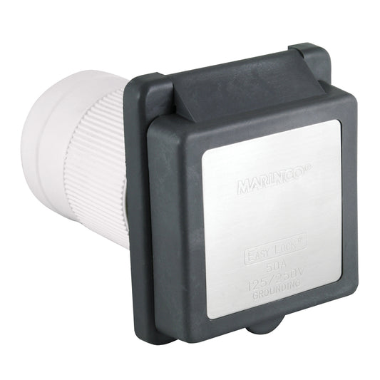 Marinco 50A 125/250V EL Inlet with Enclosure | SendIt Sailing