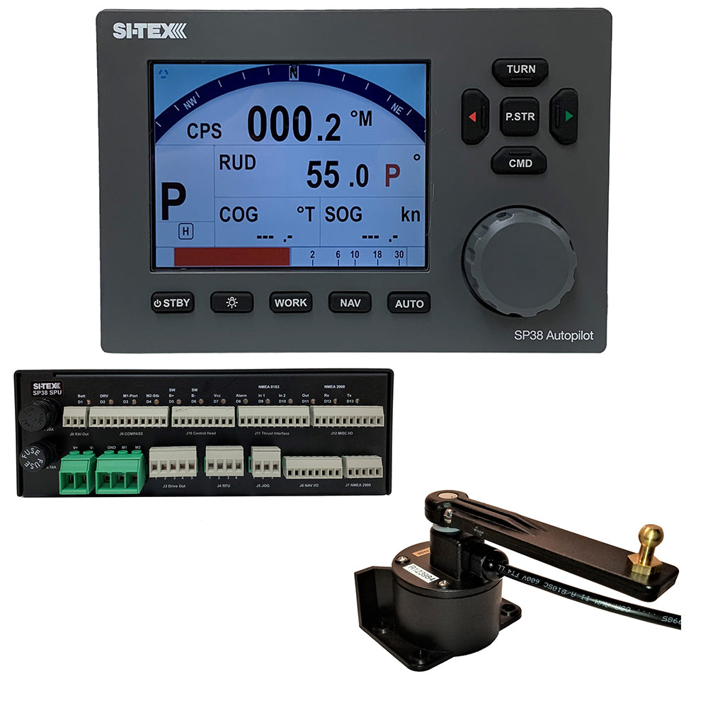 Si-Tex SP38-4 Autopilot Core Pack Including Rotary Feedback Only, No Compass or Pump | SendIt Sailing