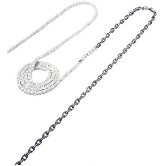 Maxwell Anchor Rode 30&ft 5/16in Chain to 300&ft 5/8in Nylon Brait | SendIt Sailing