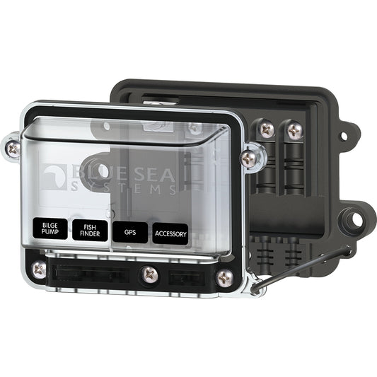 Blue Sea 2356 Water Resistant BusBar - 100 Amp with Cover | SendIt Sailing