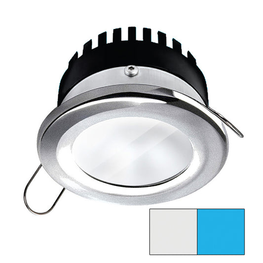 i2Systems Apeiron PRO A506 - 6W Spring Mount Light - Round - Cool White and Blue - Brushed Nickel Finish | SendIt Sailing