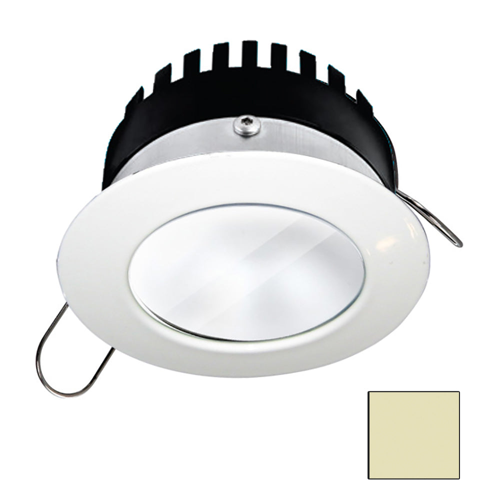 i2Systems Apeiron PRO A506 - 6W Spring Mount Light - Round - Warm White - White Finish | SendIt Sailing