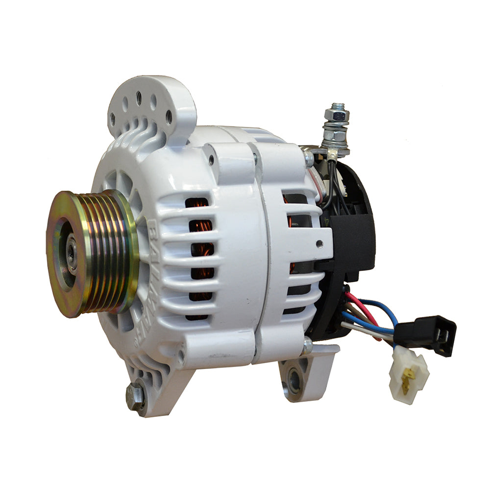 Balmar Alternator 120 Amp 12V 3.15in Dual foot Saddle Single K6 Pulley with Isolated Grounding | SendIt Sailing
