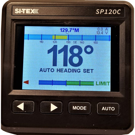 Si-Tex SP-120 Color System with Rudder Feedback and Type inSin Mechanical Dash Drive | SendIt Sailing