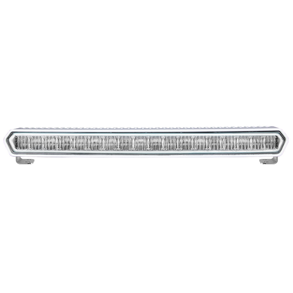 RIGID Industries SR-L Series Marine 20in White LED Lightbar - White Light with White Halo | SendIt Sailing