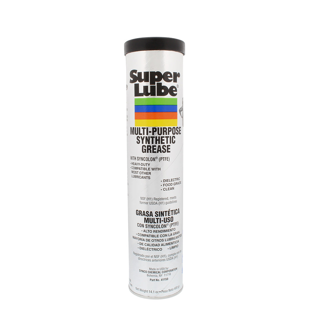 Super Lube Multi-Purpose Synthetic Grease with Syncolon (PTFE) - 14.1oz Cartridge | SendIt Sailing