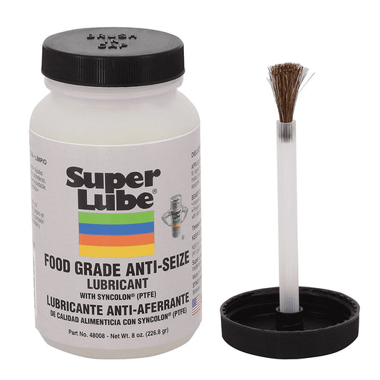 Super Lube Food Grade Anti-Seize with Syncolon (PTFE) - 8oz Brush Bottle | SendIt Sailing
