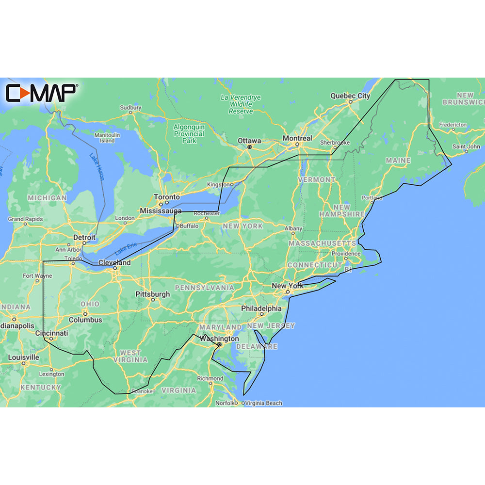 C-MAP M-NA-Y213-MS US Lakes East REVEAL Inland Chart | SendIt Sailing