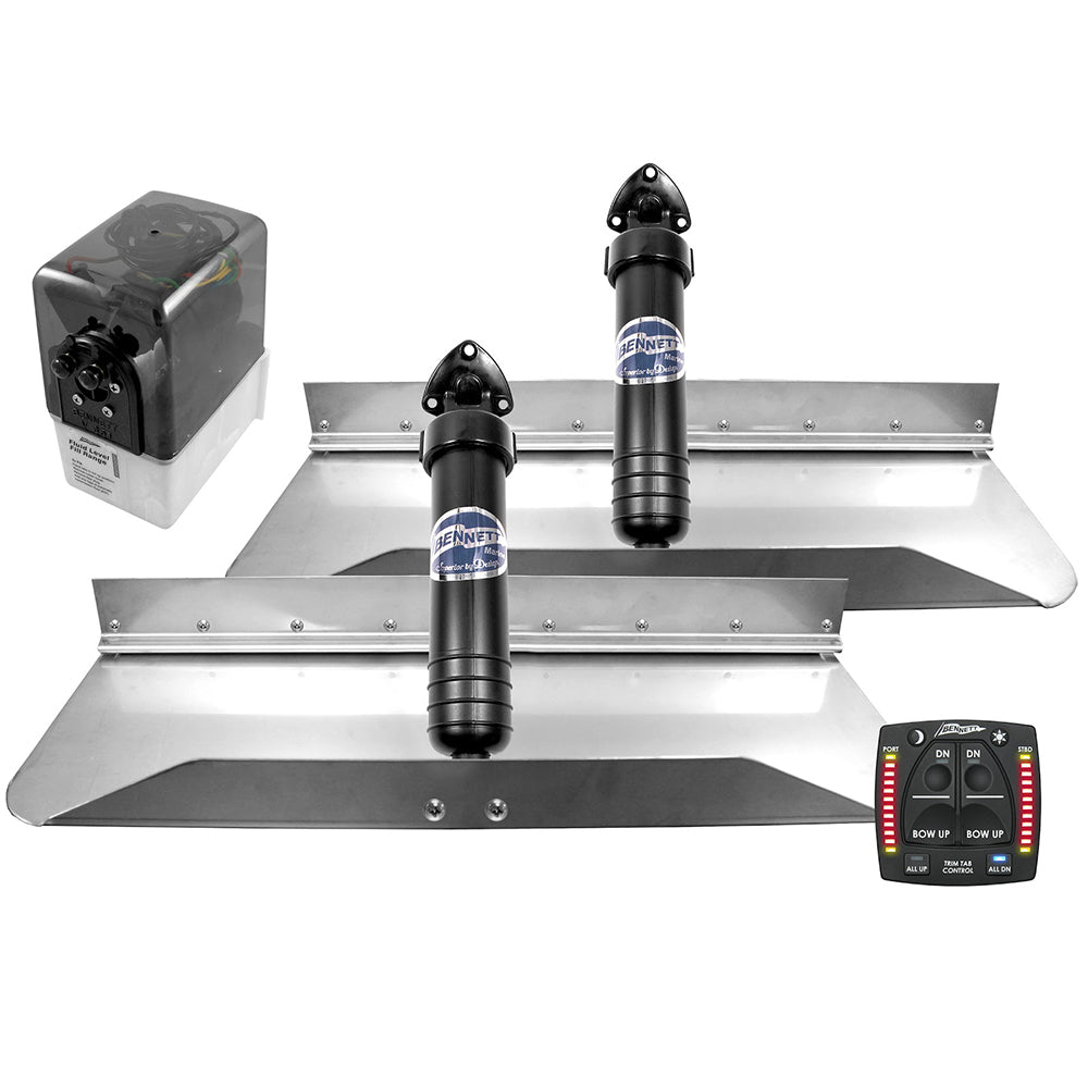 Bennett Marine 24x9 Hydraulic Trim Tab System without ne Box Indication | SendIt Sailing