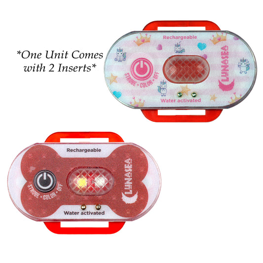 Lunasea Child/Pet Safety Water Activated Strobe Light - Red Case | SendIt Sailing