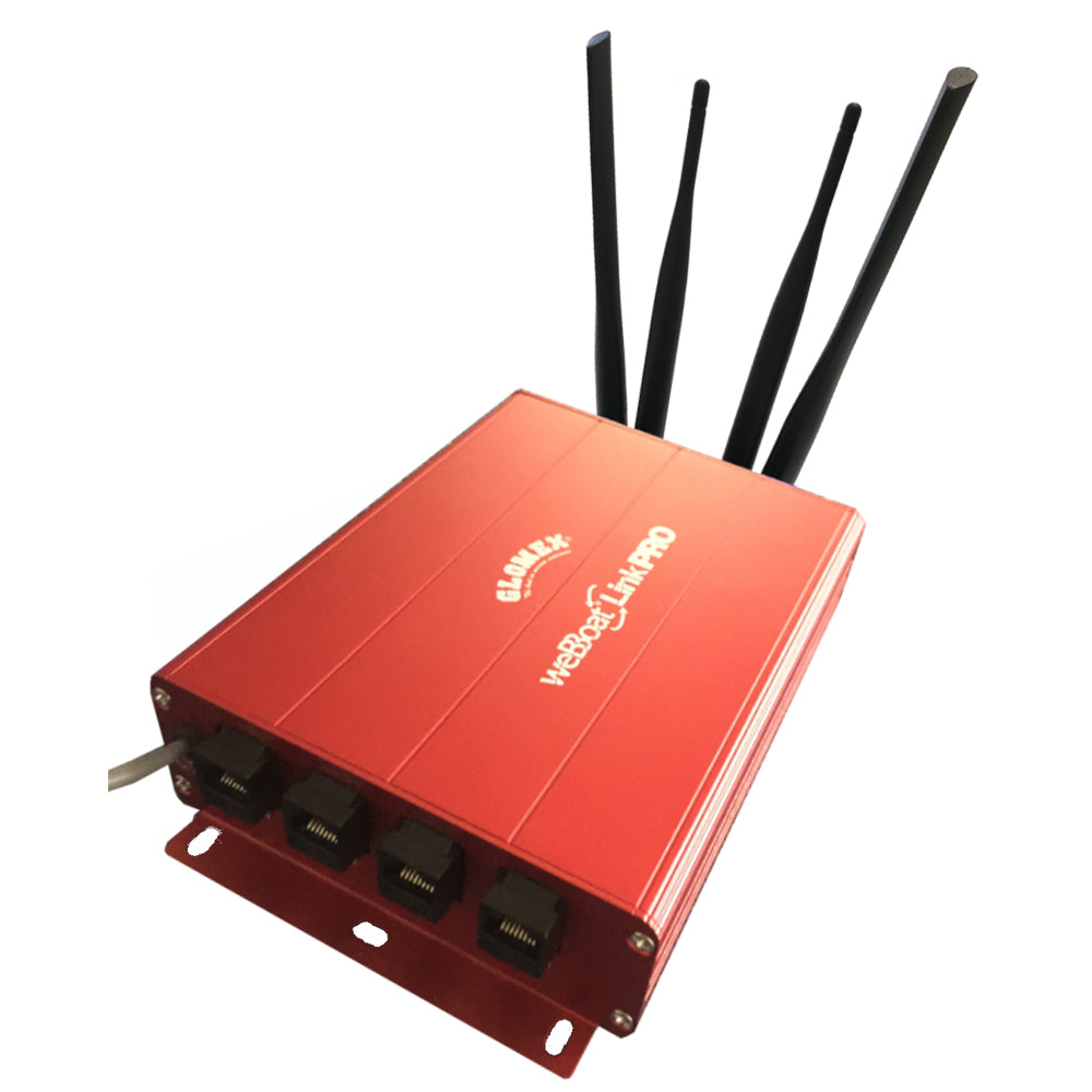Glomex WeBBoat Link Pro Dual-SIM 4G/WiFi Indoor Unit Coastal and Ocean Internet System for North America | SendIt Sailing