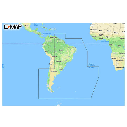 C-MAP REVEAL Chart - South America - East Coast | SendIt Sailing