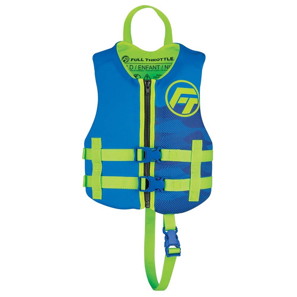 Full Throttle Child Rapid-Dry Life Jacket -Blue | SendIt Sailing
