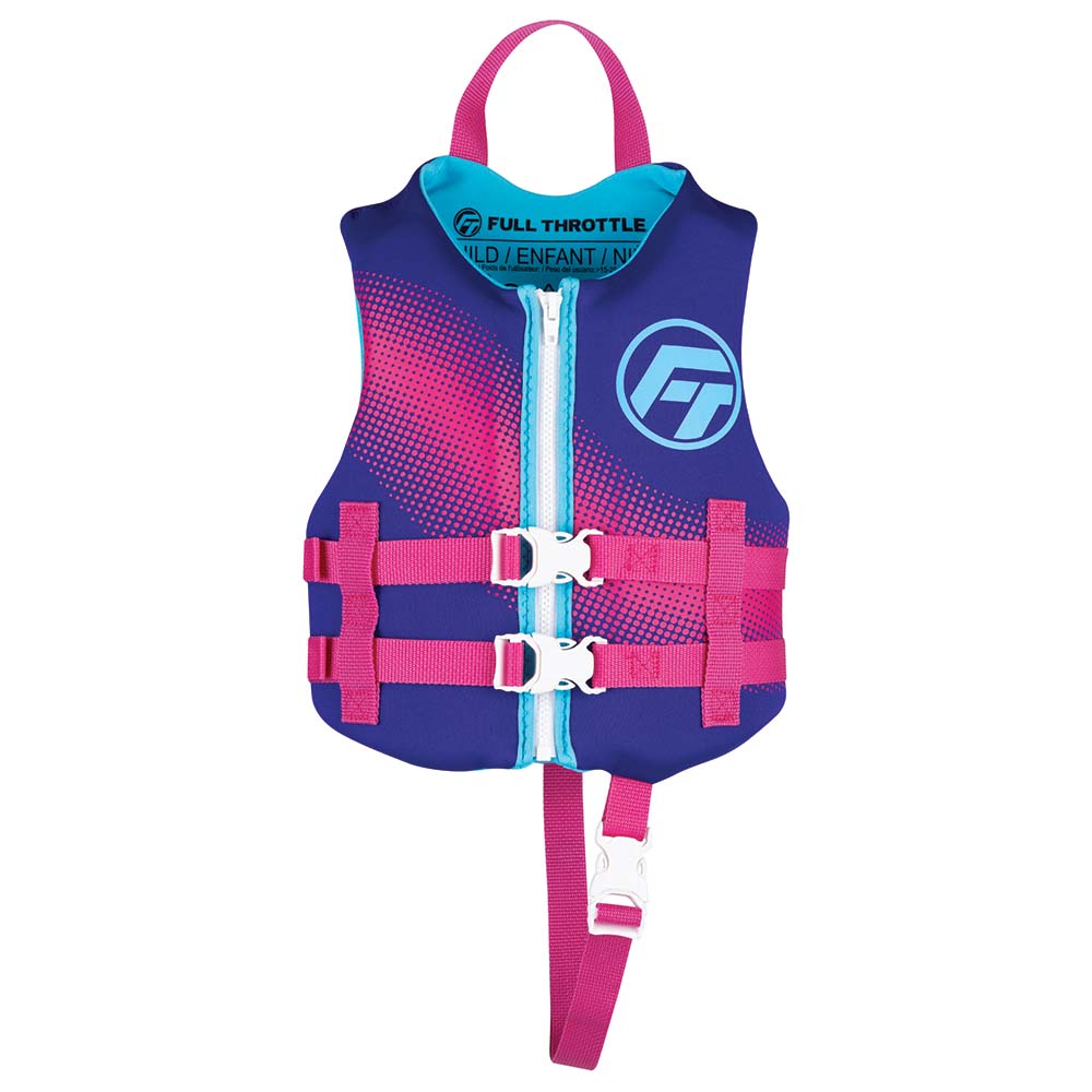 Full Throttle Child Rapid-Dry Life Jacket -Purple | SendIt Sailing