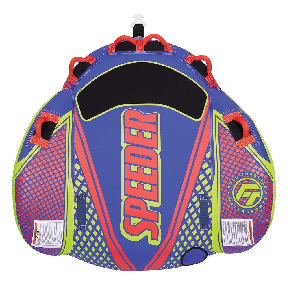 Full Throttle Speeder Towable Tube - 2 Rider - Blue | SendIt Sailing
