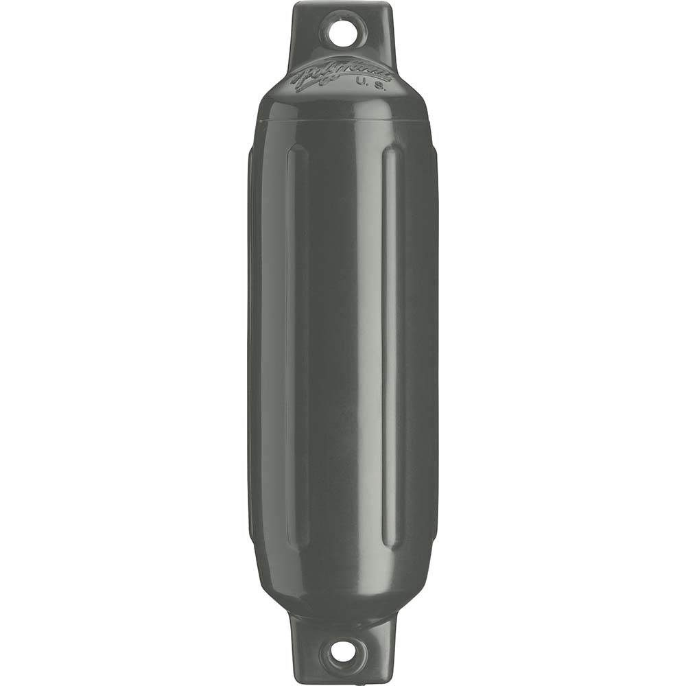 Polyform G-5 Twin Eye Fender 8.8in x 26.8in - Graphite | SendIt Sailing