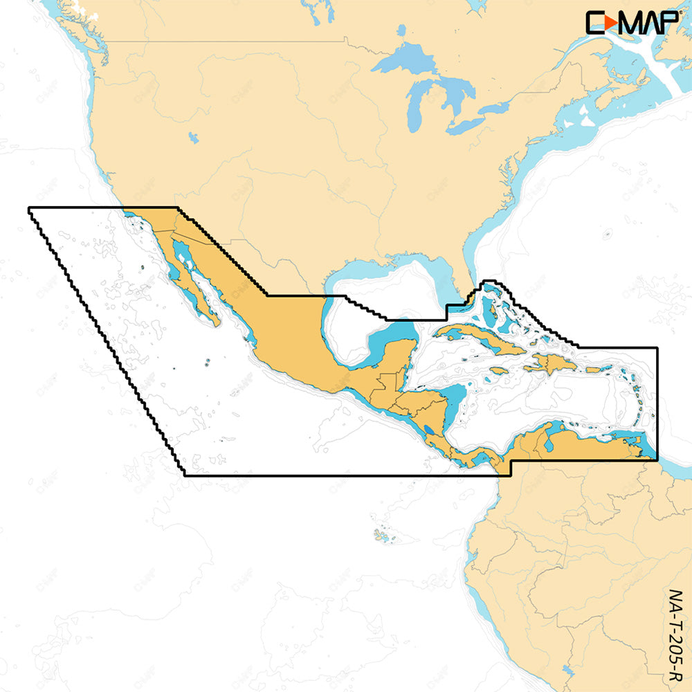 C-MAP REVEAL X - Central America and Caribbean | SendIt Sailing