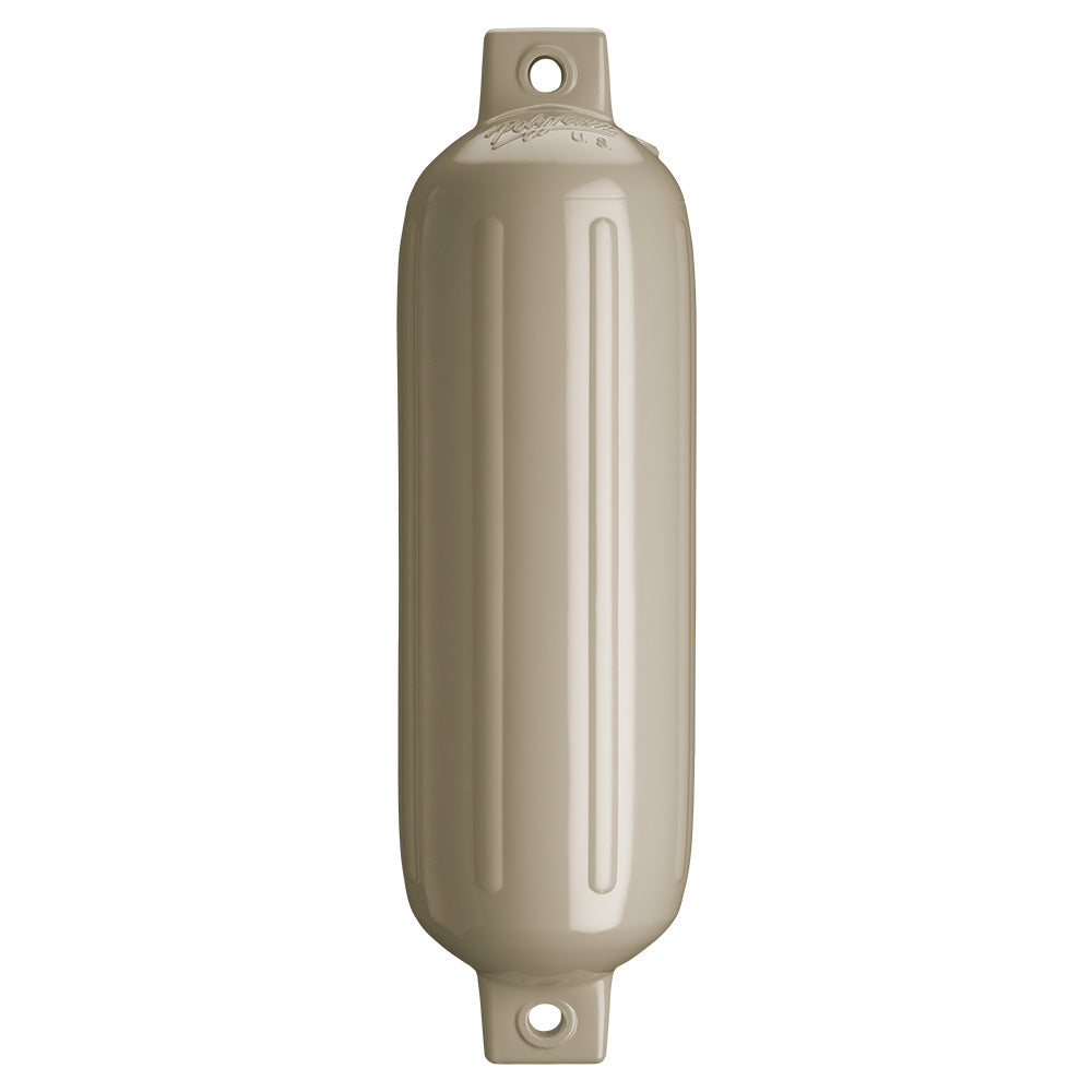 Polyform G-4 Twin Eye Fender 6.5in x 22in - Sand | SendIt Sailing