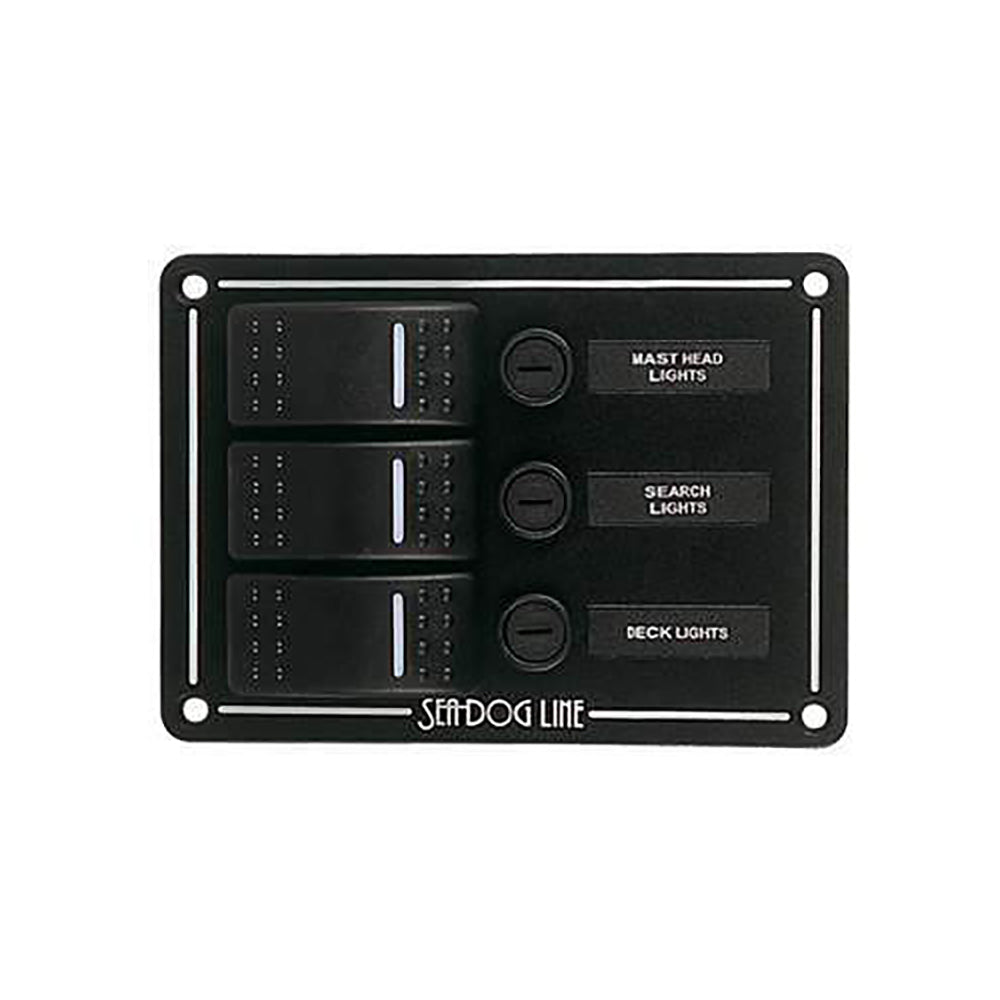 Sea-Dog Switch Panel 3 Circuit | SendIt Sailing