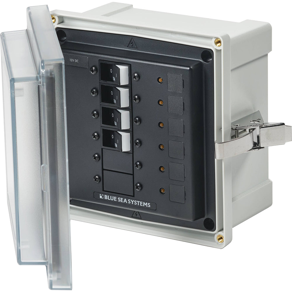 Blue Sea 3134 - SMS Panel Enclosure with 4 Branch (12/24V) - 12/24V DC | SendIt Sailing
